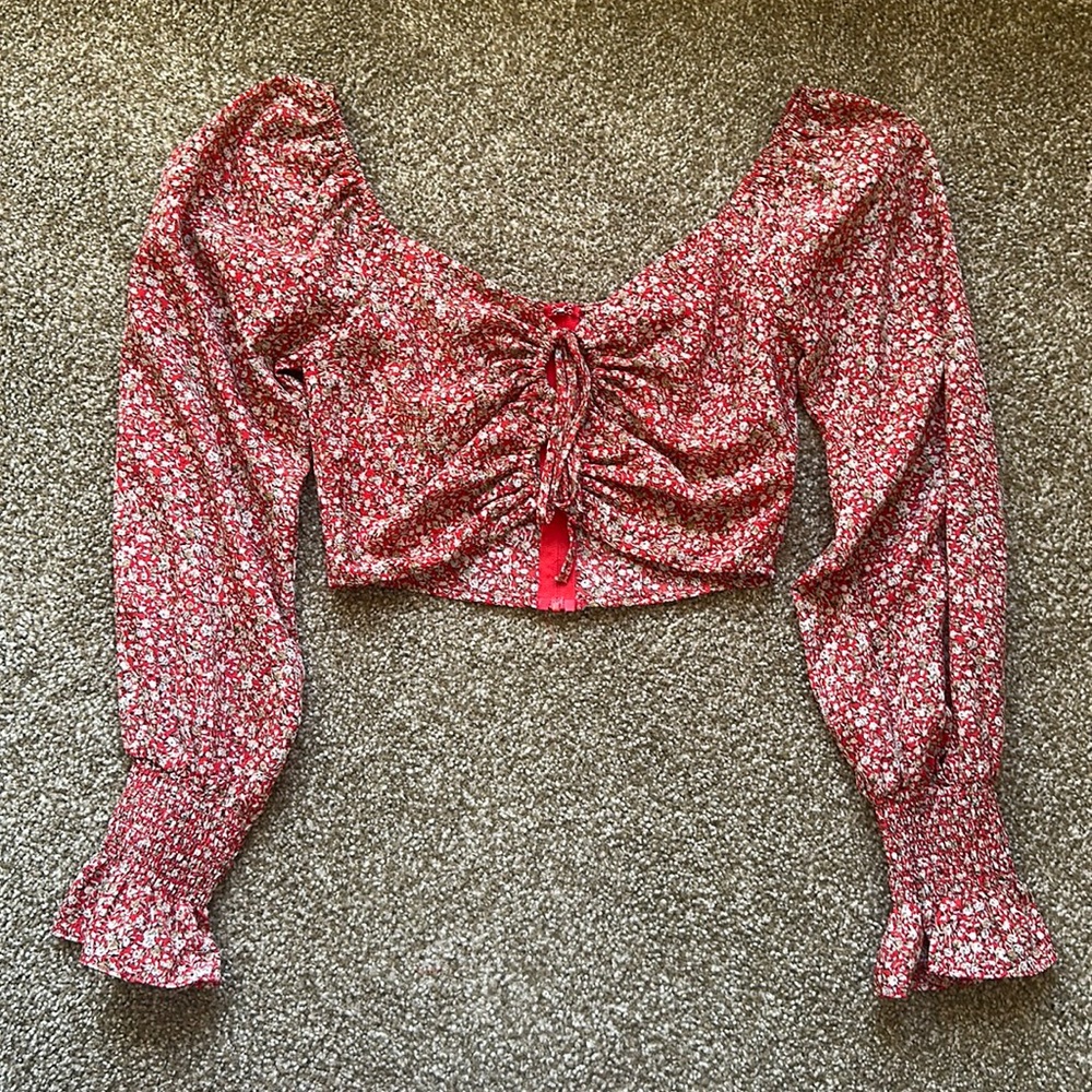 Windsor Floral Peasant Top